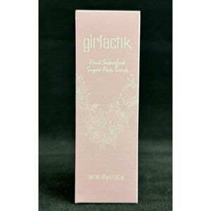 Girlactik Fruit Superfood Sugar Face Scrub Antioxidants Full Size 2.82 oz NEW
